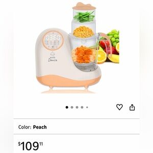 Baby food and steamer !